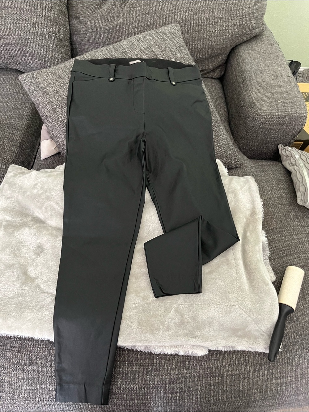 Maurices Black Stretch Ponte Leggings